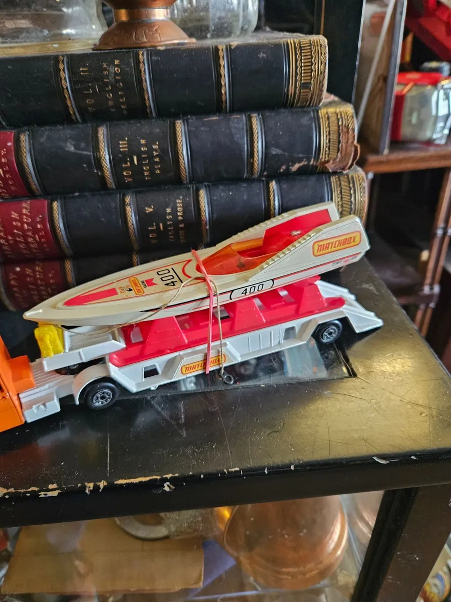 Matchbox Superkings Ford Power Boat Transporter - Image 3