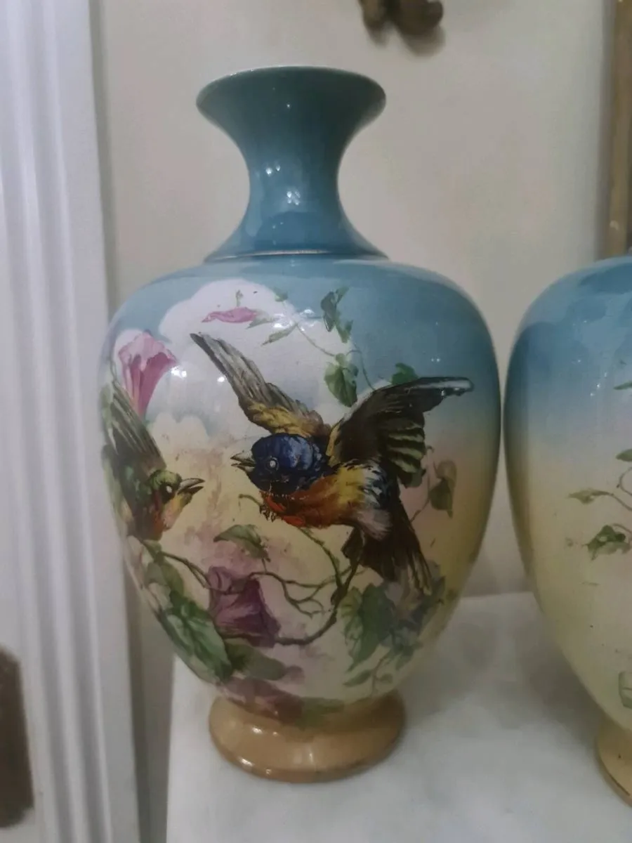 Pair of large antique vases - Image 3