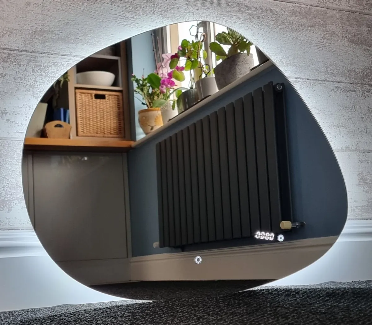 LED Bathroom Mirror Digital Clock Dual LED - Image 2