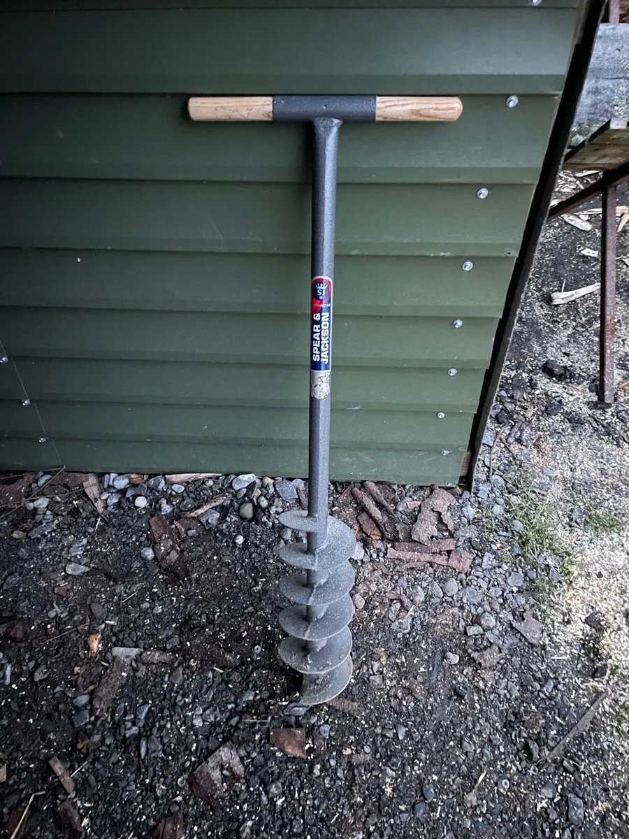 spear & jackson post hole auger - Image 1
