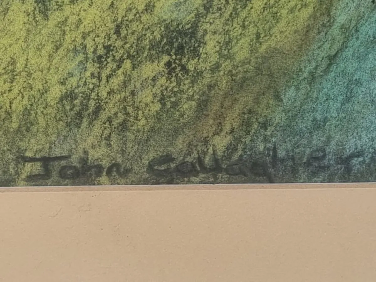 John Gallagher parrot pastel - Image 4