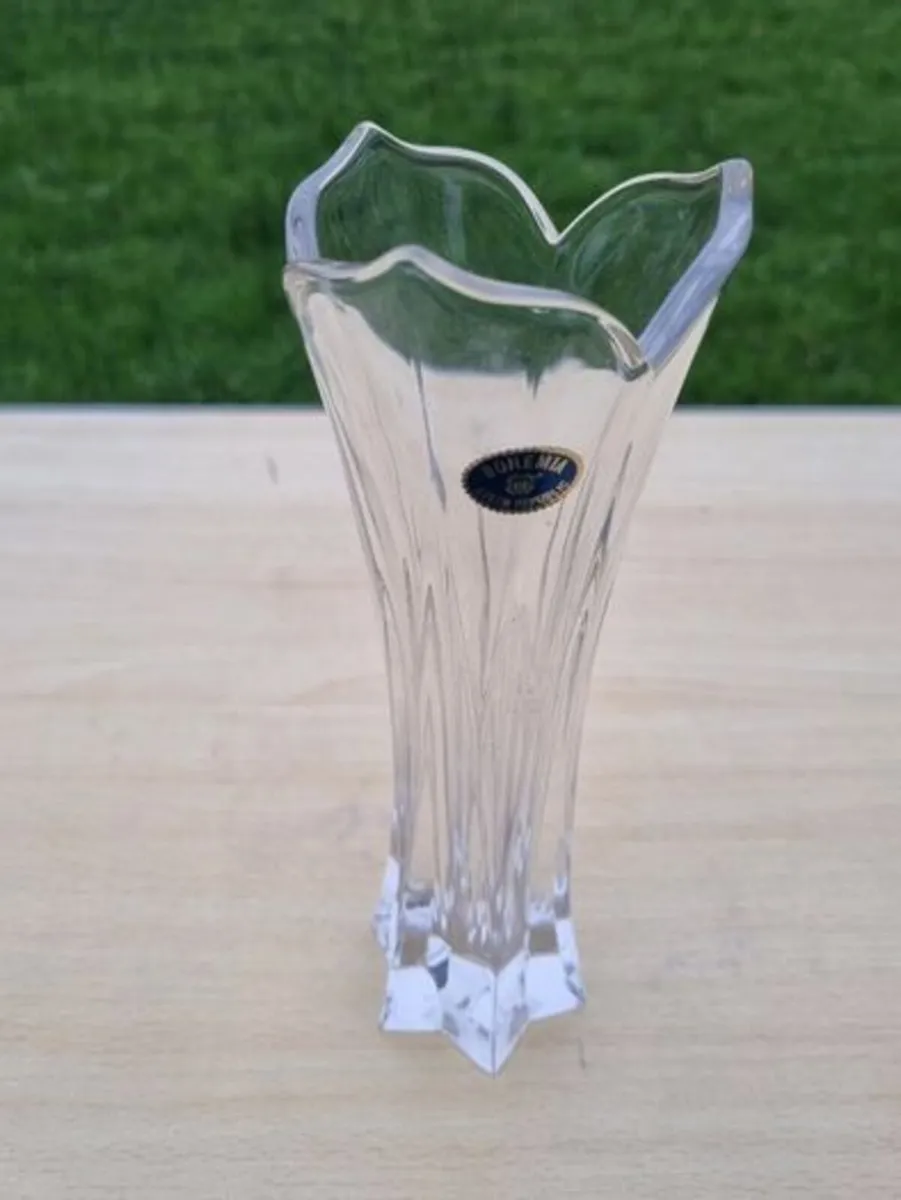 Bohemia glass vase - Image 1