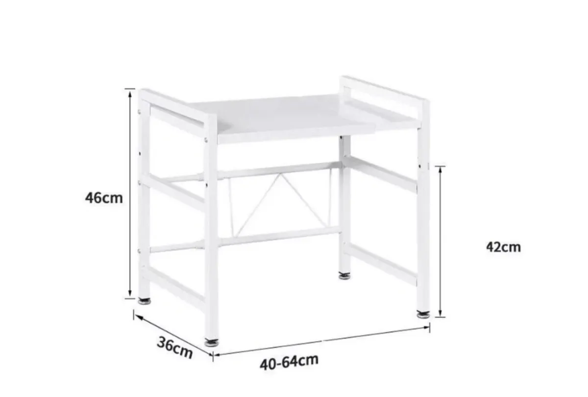 2 Tier Adjustable Rack for Microwave NEW - Image 2