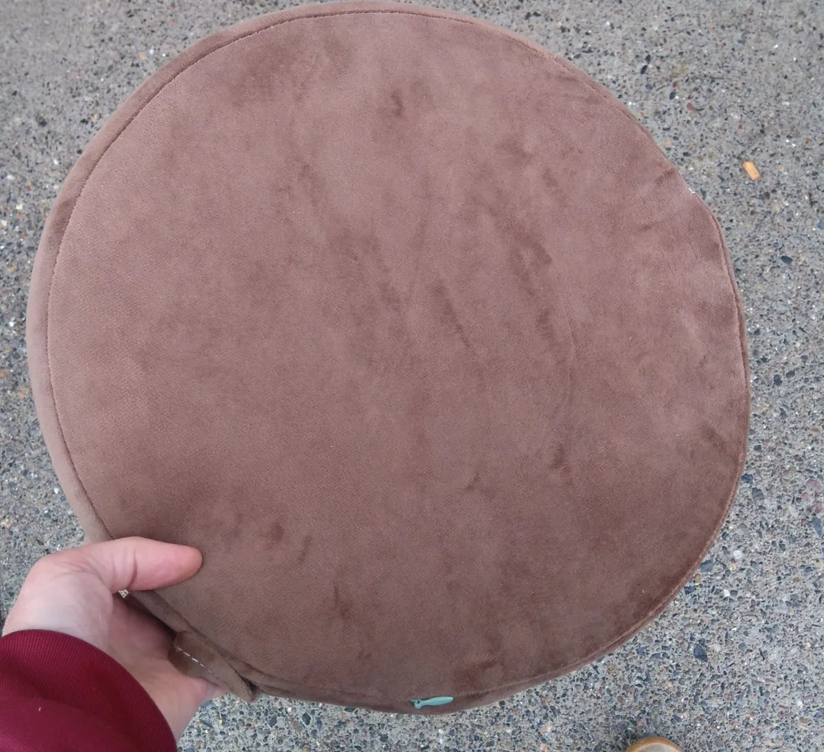Round Flat Cushion. Like A Slice Of Orange (new). - Image 4