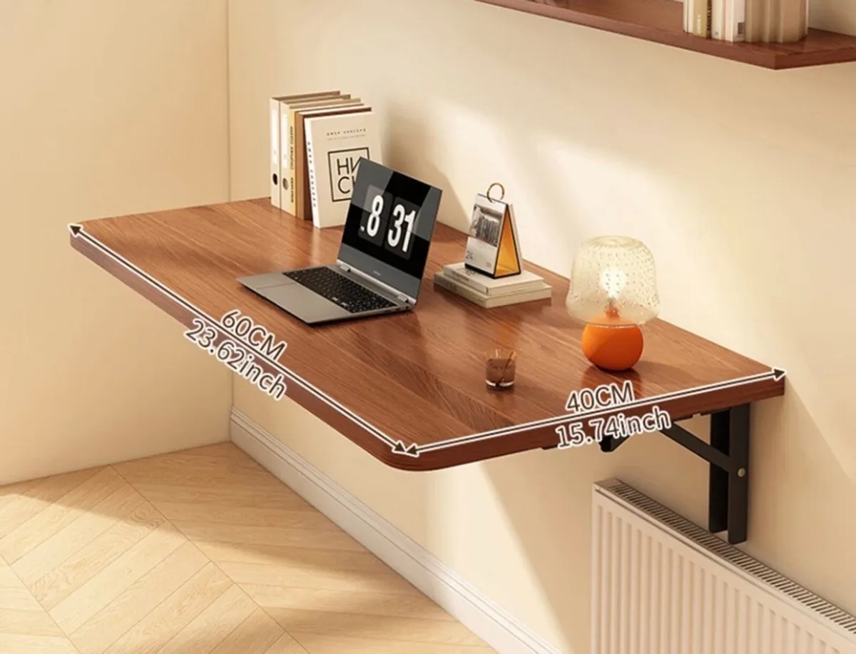 Folding Wall Mounted Computer Study Desk NEW - Image 2