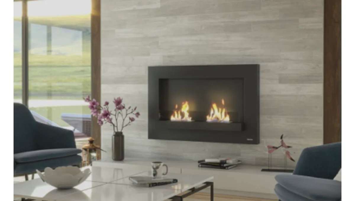 Henley Bioethanol Hang on the Wall Fire - Image 1