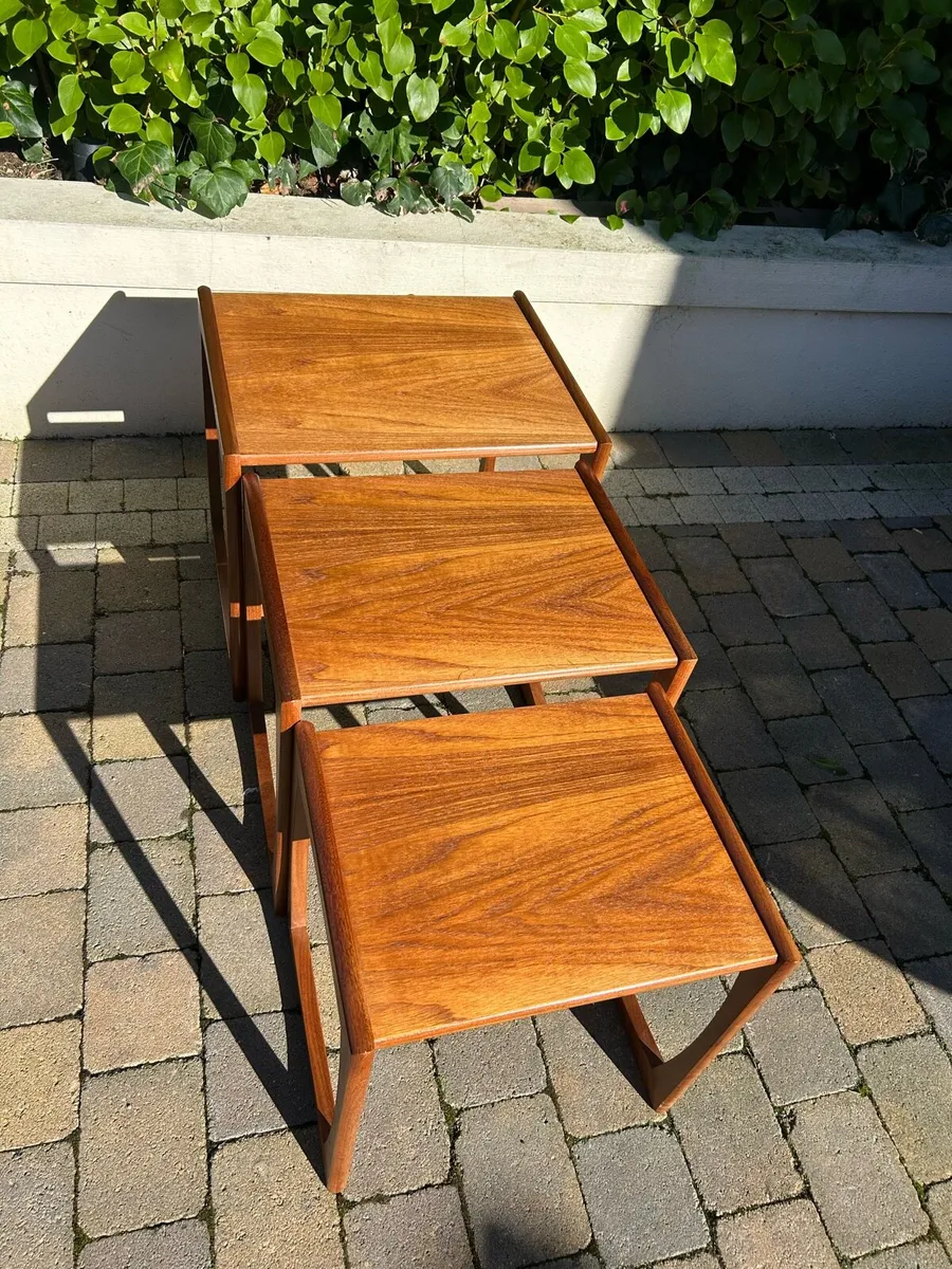 G Plan mid century Astro trio of tables - Image 1