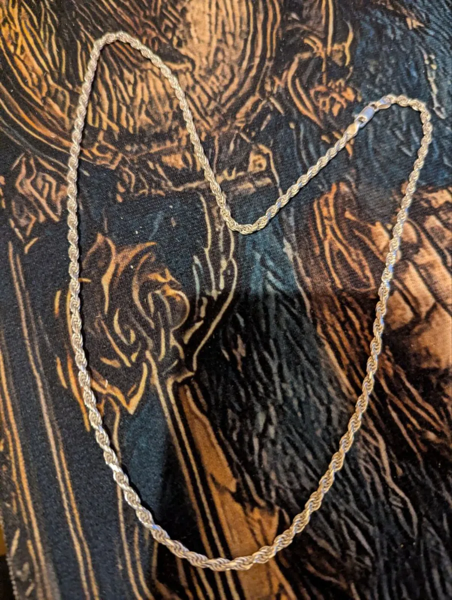 Beautiful silver necklace - Image 3