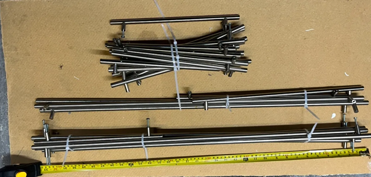 Kitchen Press Handles- stainless steel - Image 2