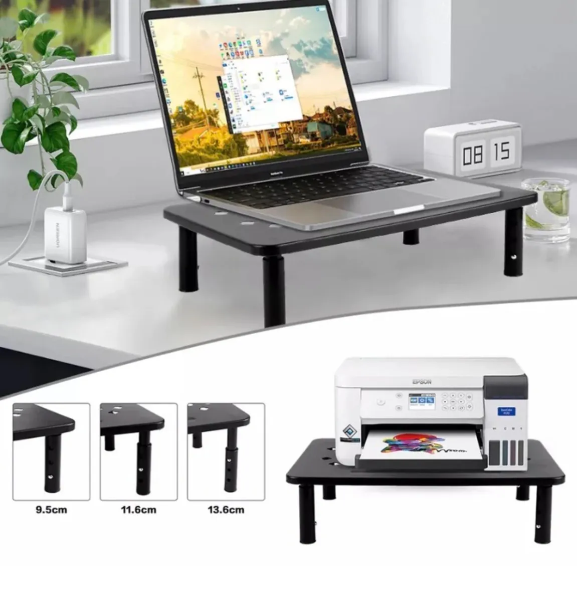 Computer Monitor Riser 3 Level Adjustable NEW - Image 1