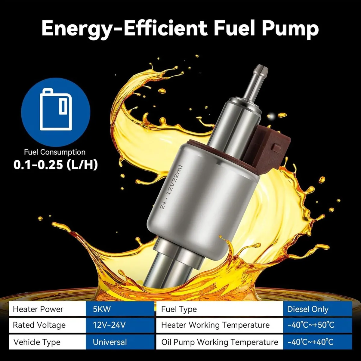 All in One Diesel Heater 5kw, 8kw. LCD. - Image 4