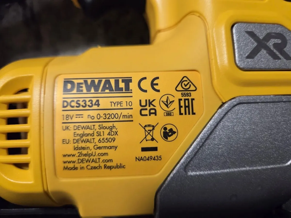 DeWalt Jigsaw 18V Brushless - Brand New - Image 1