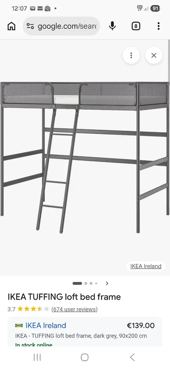 Ikea loft bed - Image 1