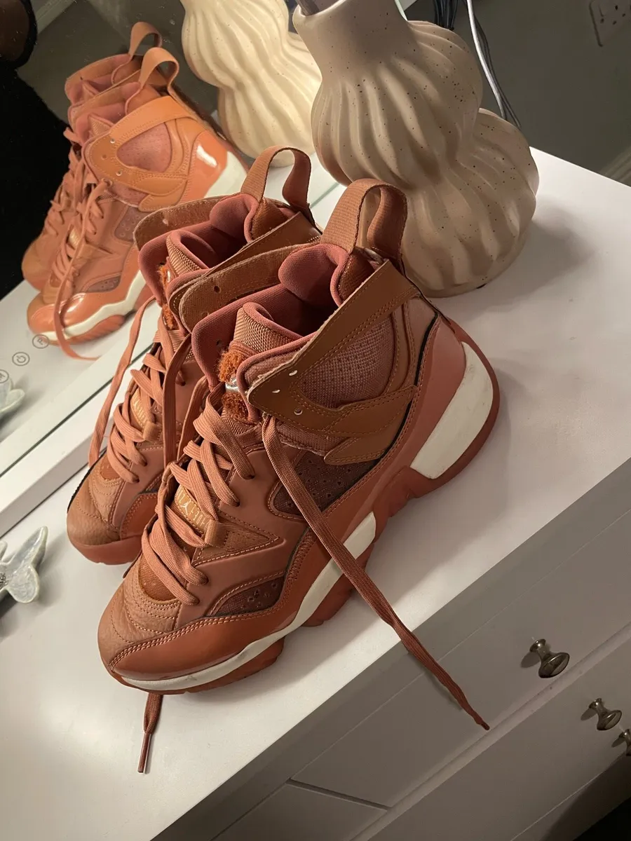 Jordan Two Trey trainers in sky orange - Image 1