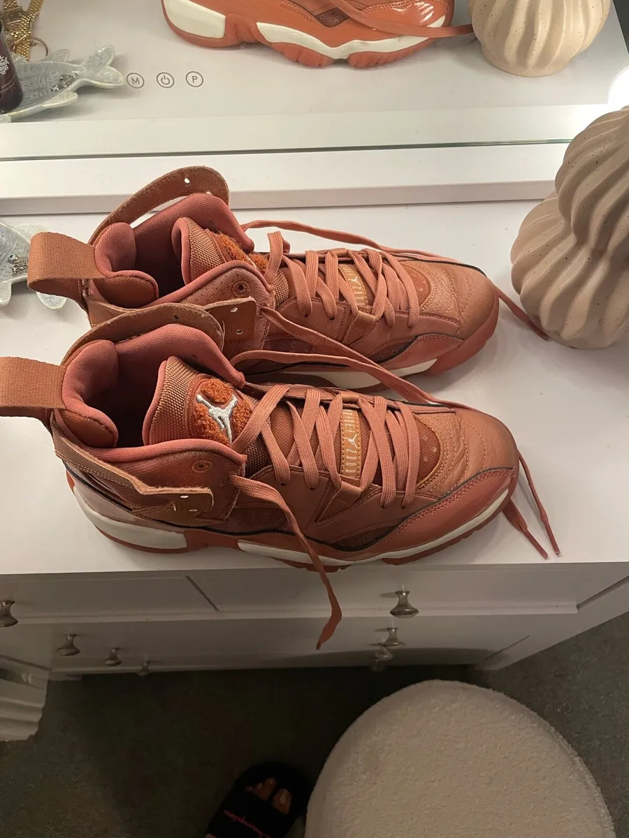 Jordan Two Trey trainers in sky orange - Image 3