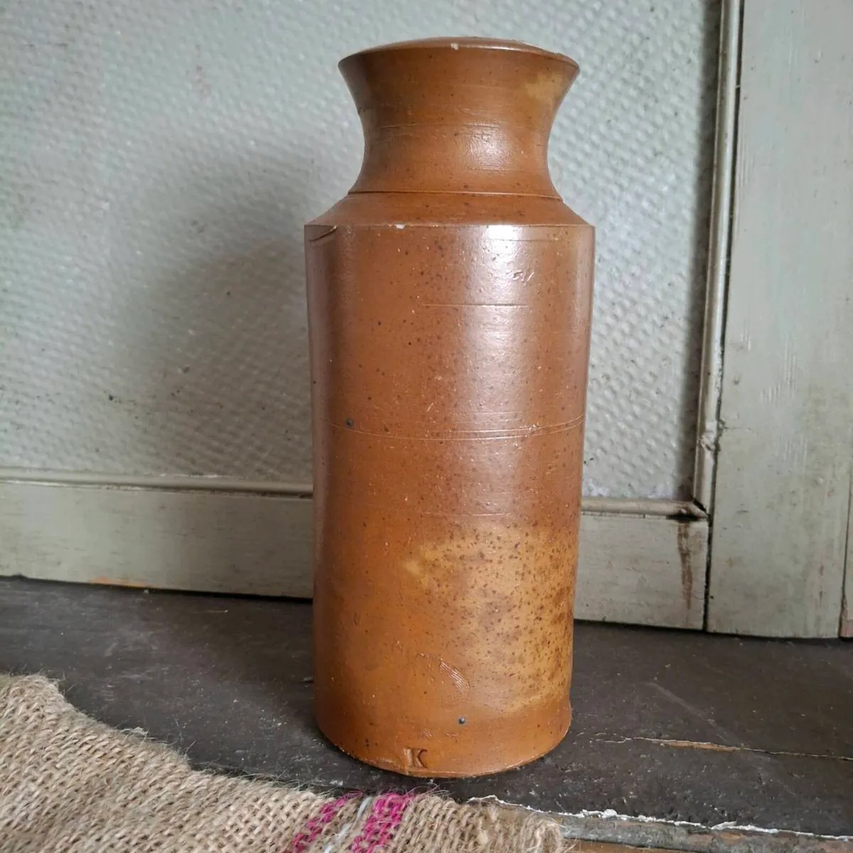 Large Stoneware Ink Jar - Image 1