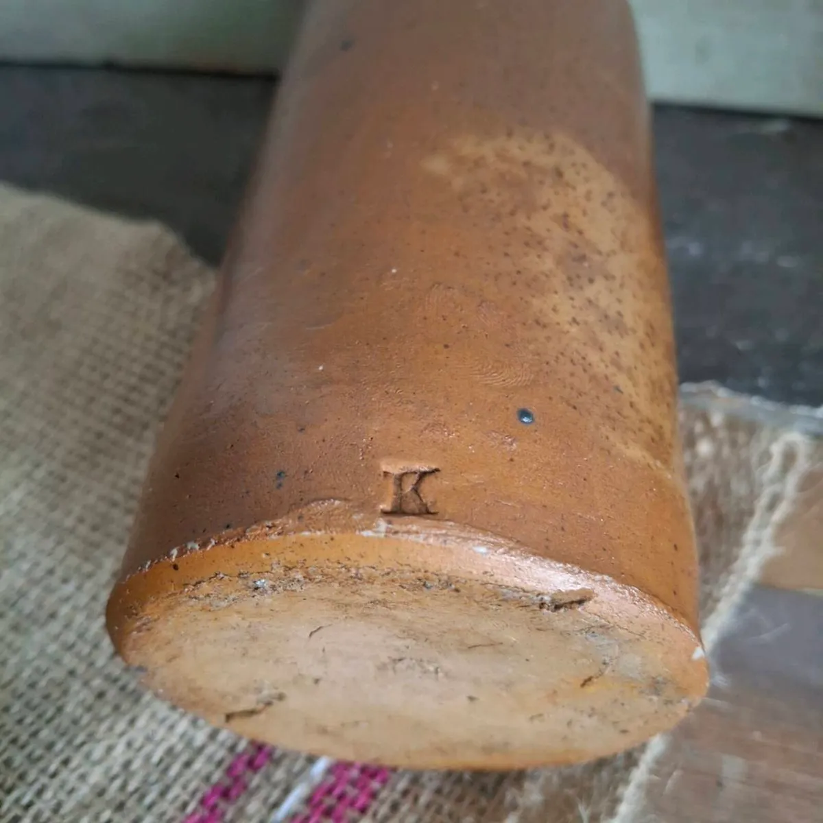 Large Stoneware Ink Jar - Image 3