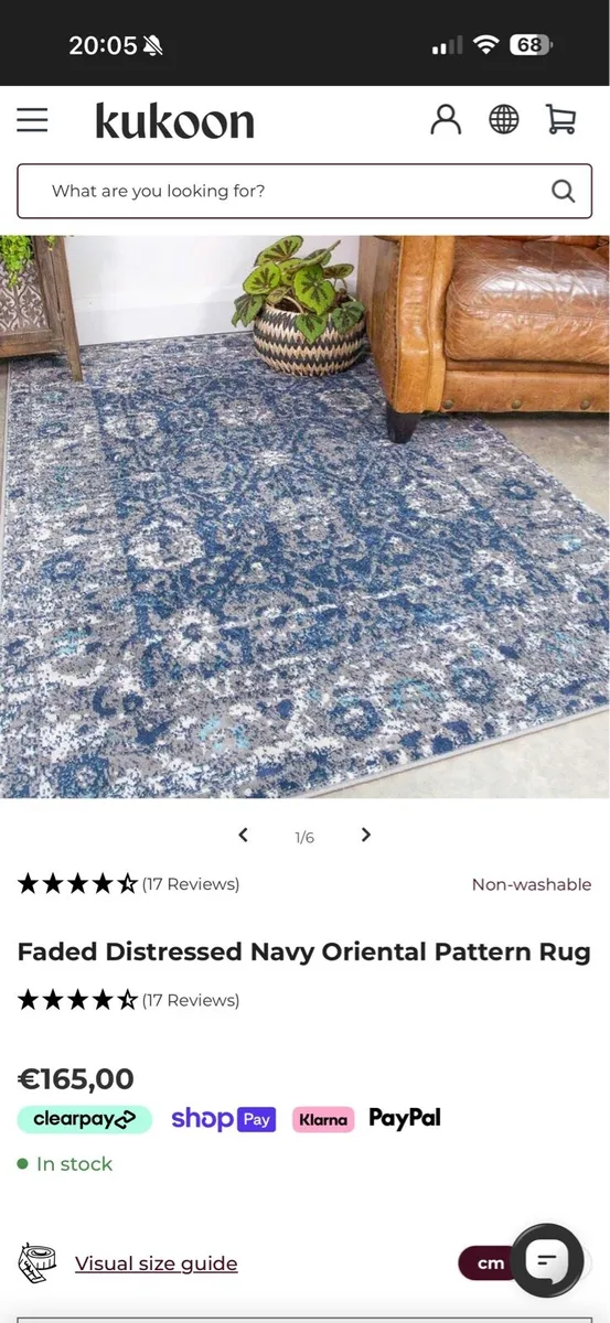 Two Rug brand new  both the same - Image 1