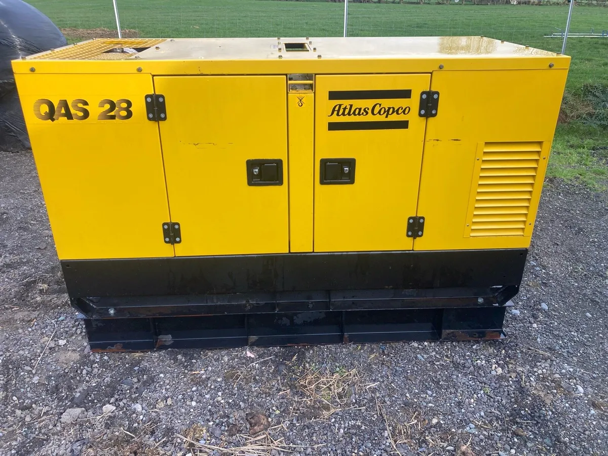 Atlas Copco Single Phase 27 KVA Generator - Image 1