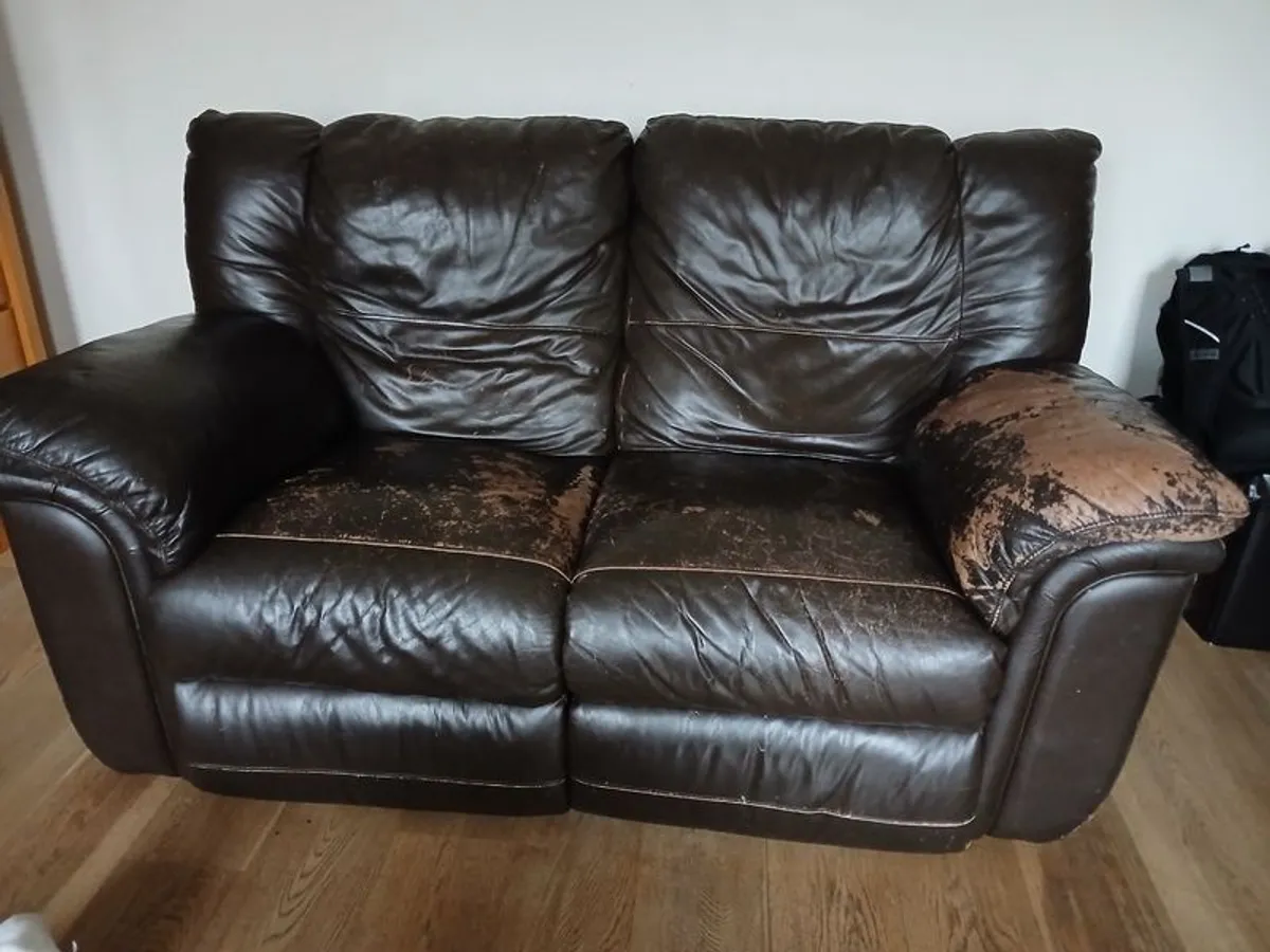 Leather Sofas - Image 1