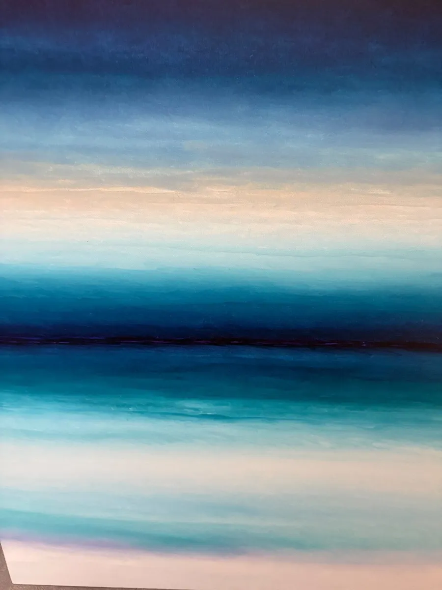 Large canvas painting - Image 1