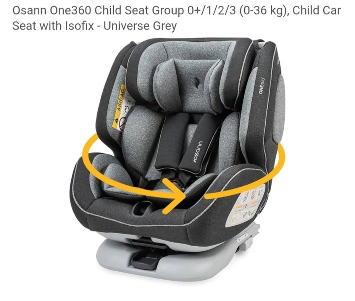 Osann One360 i-size car seat - Image 3