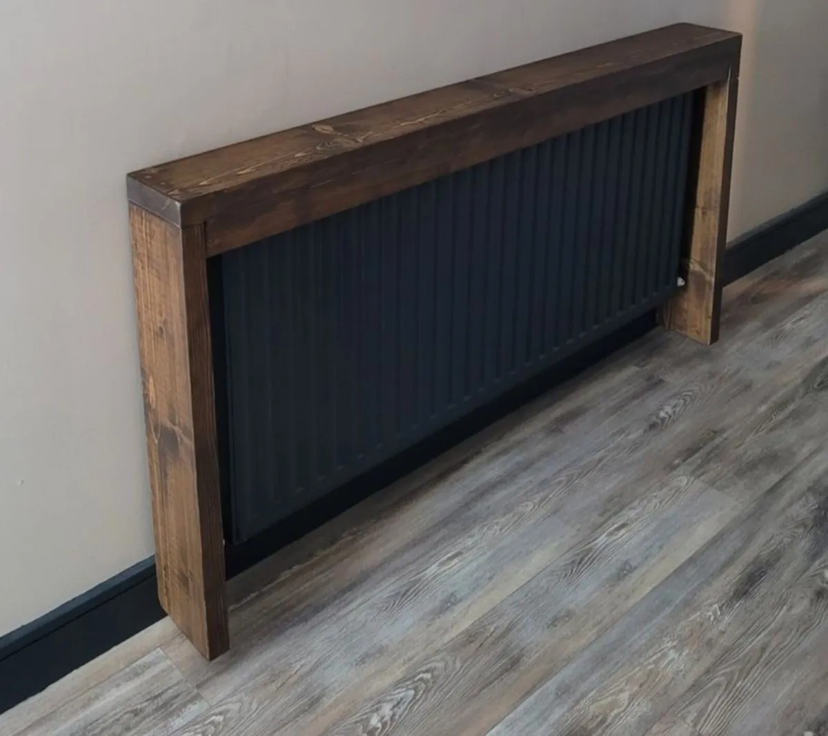 Custom Made Solid Wood Console Table - Image 1