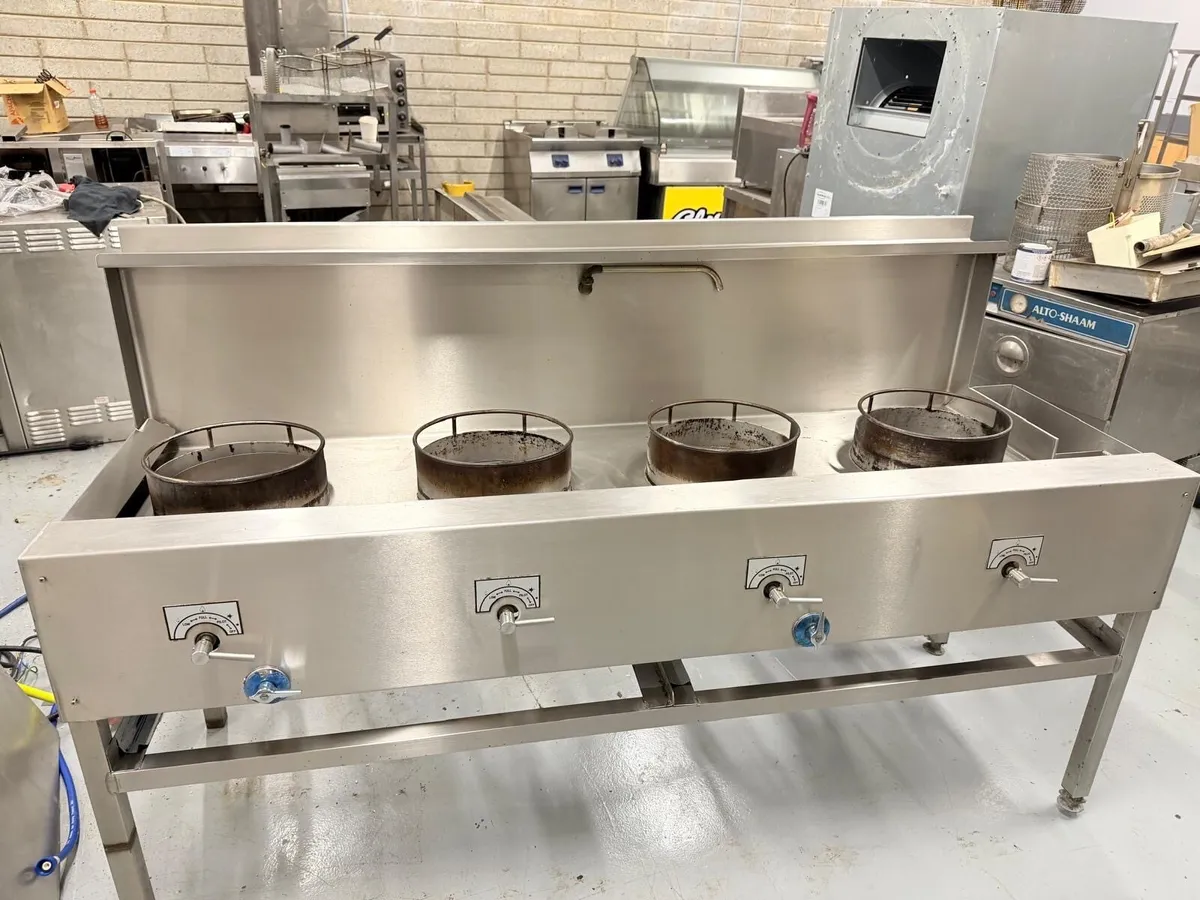 Chinese wok cooker 4 burners