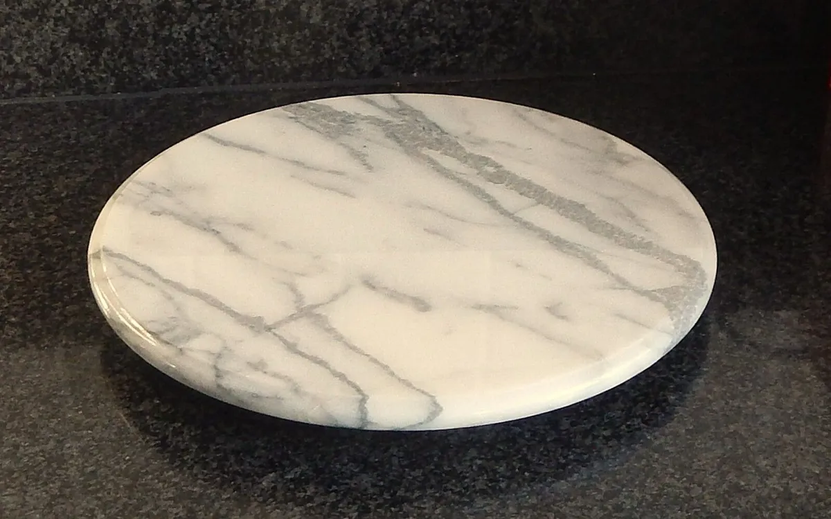Marble Tabletop Lazy Susan - Image 1
