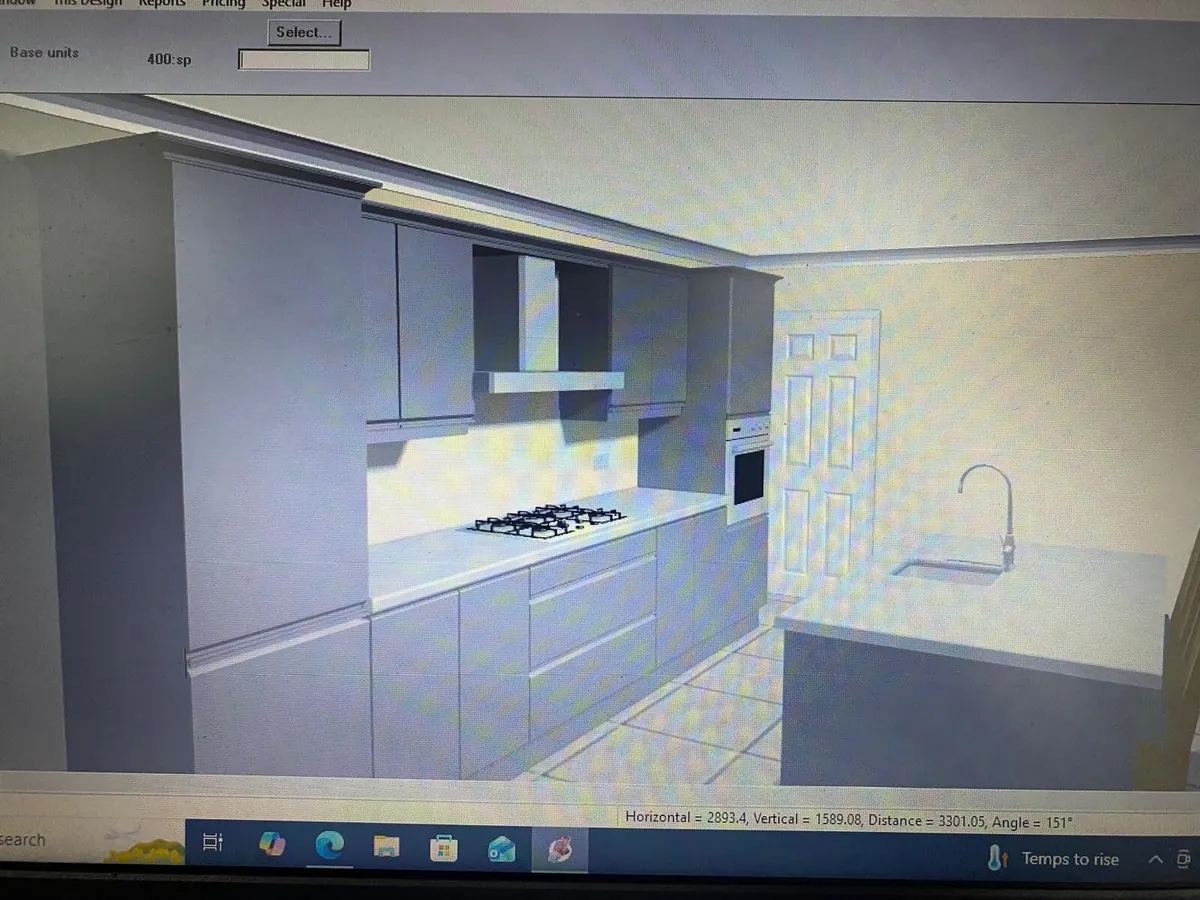 Modern handless door or shaker painted Kitchen - Image 4