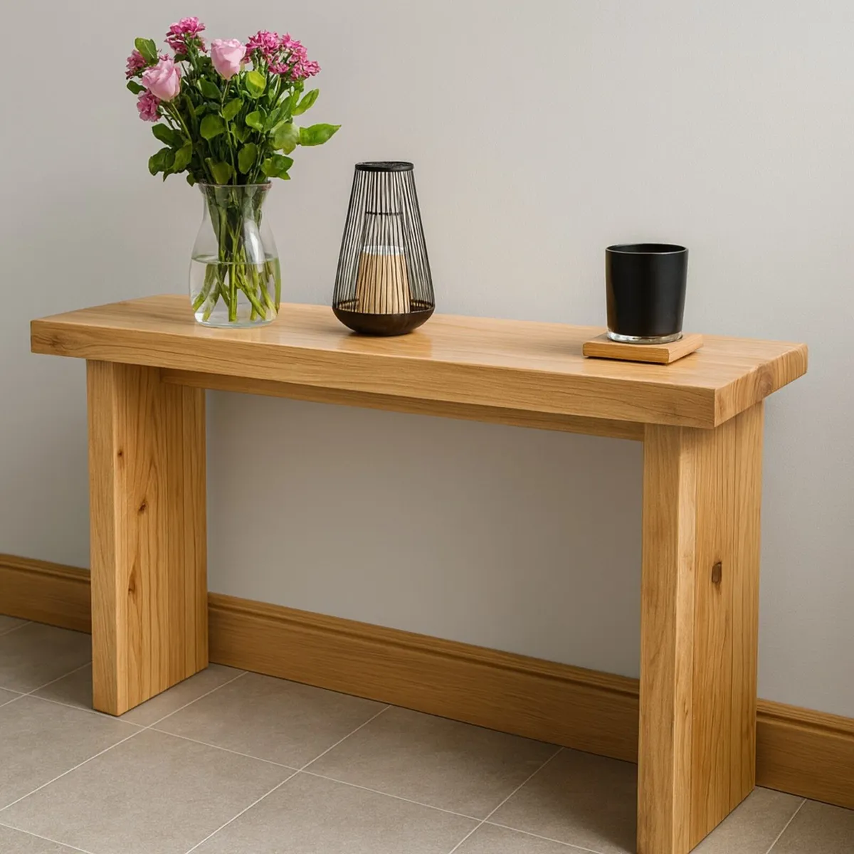 Handmade Live Edge Console Tables - Image 2