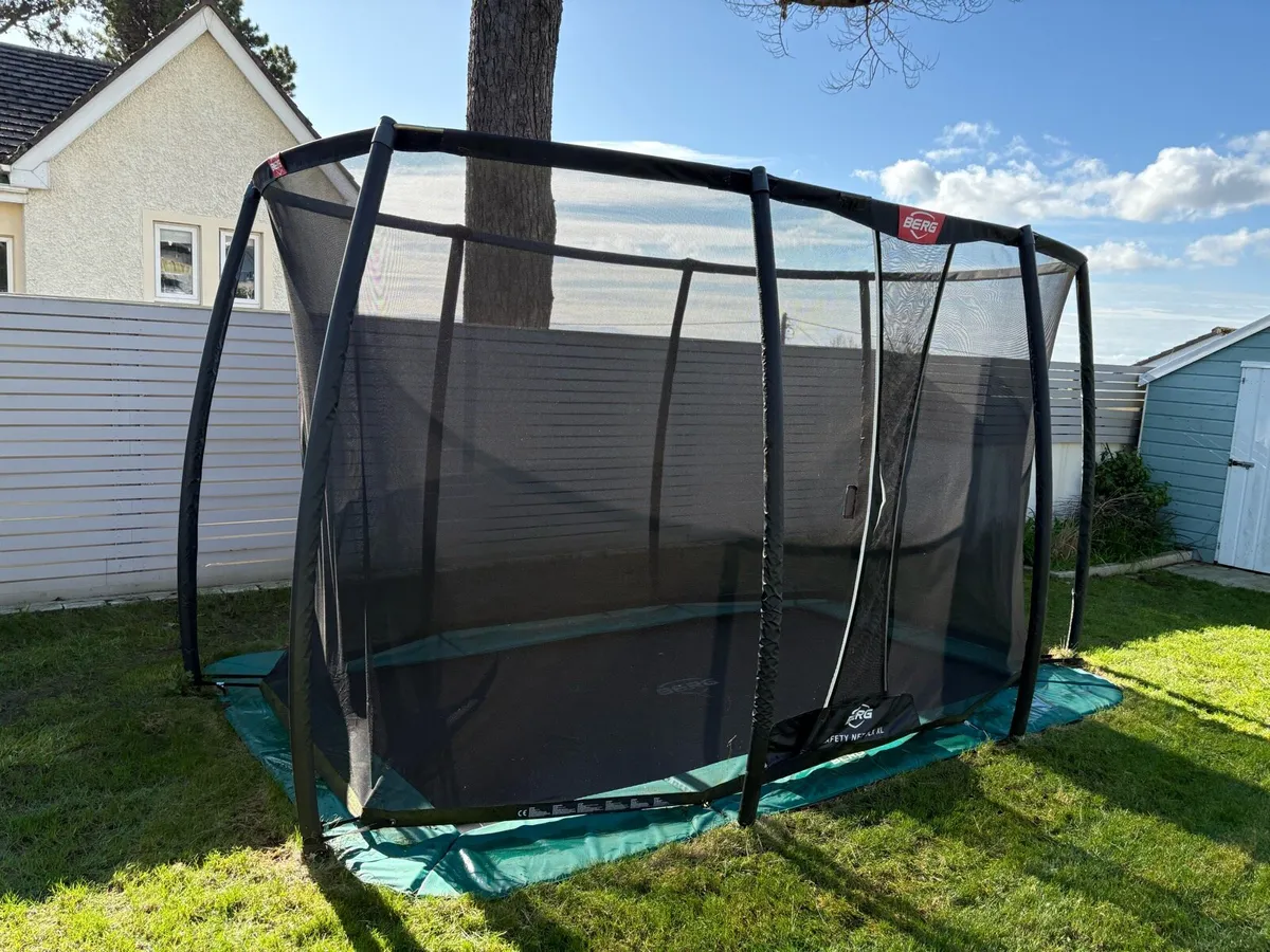 Inground / Flatground Berg Trampoline - 4 x 2.5m - Image 1