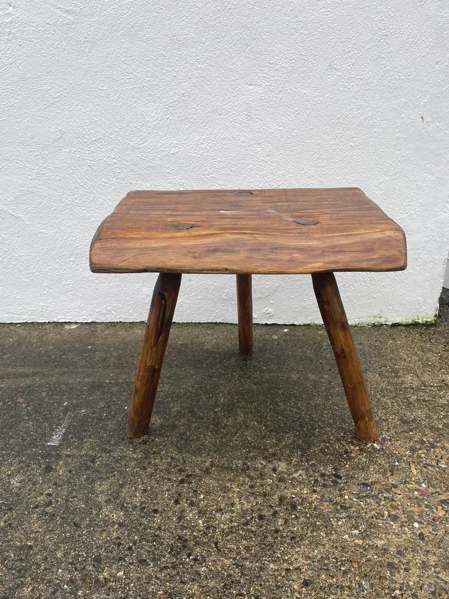 Old Irish milking stool