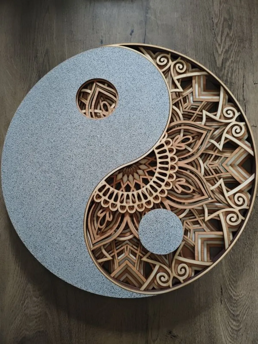 Yin Yang multi layered mandala - Image 1
