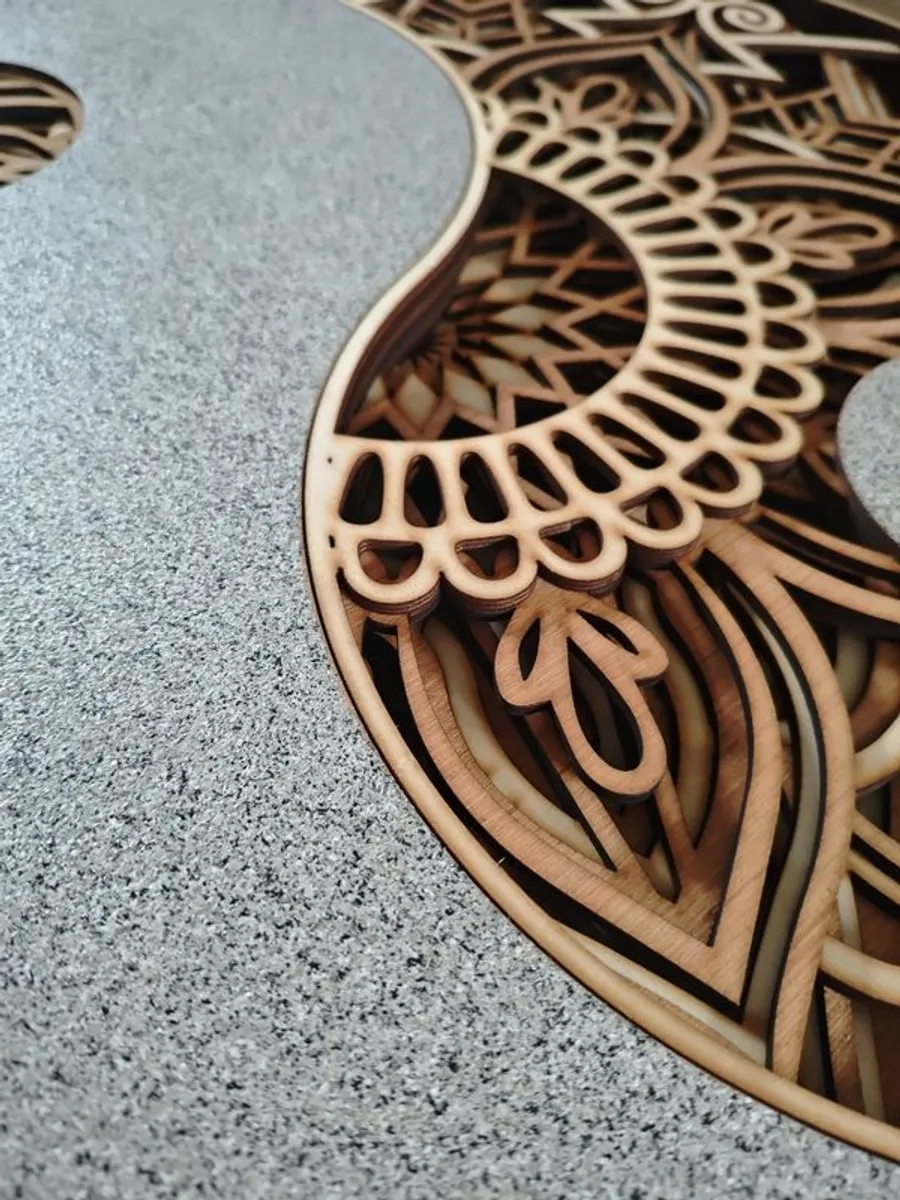 Yin Yang multi layered mandala - Image 3