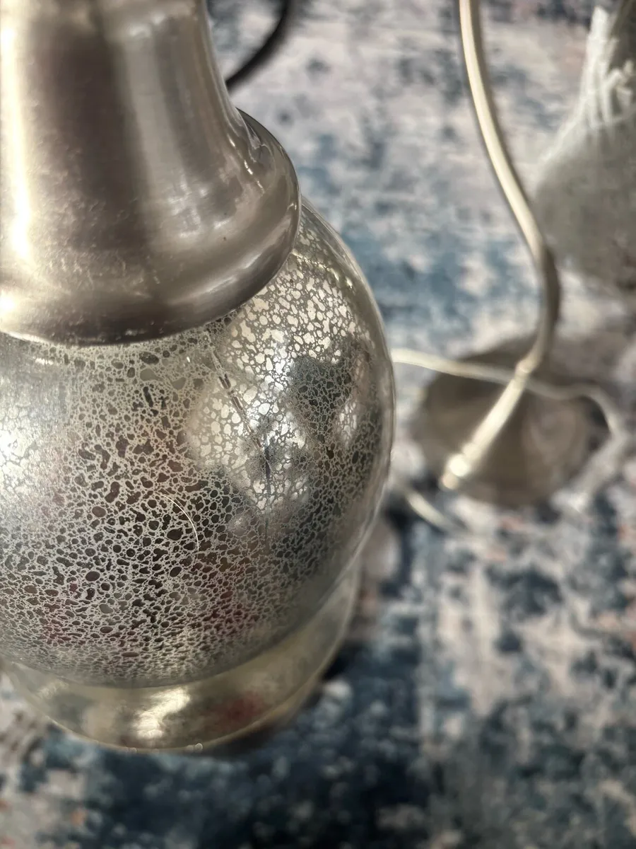 Silver Mirrored Lamps - Image 4