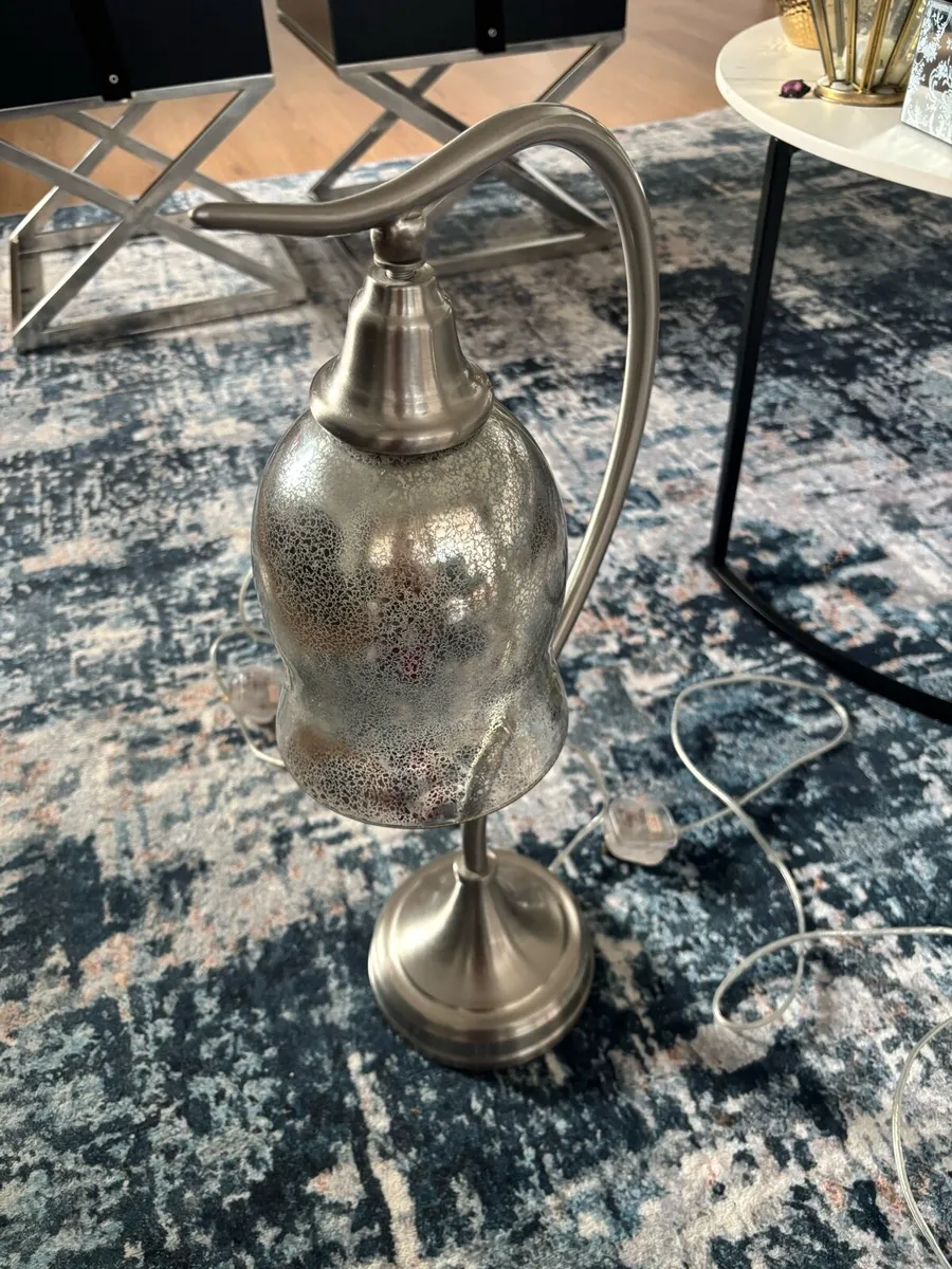 Silver Mirrored Lamps - Image 3