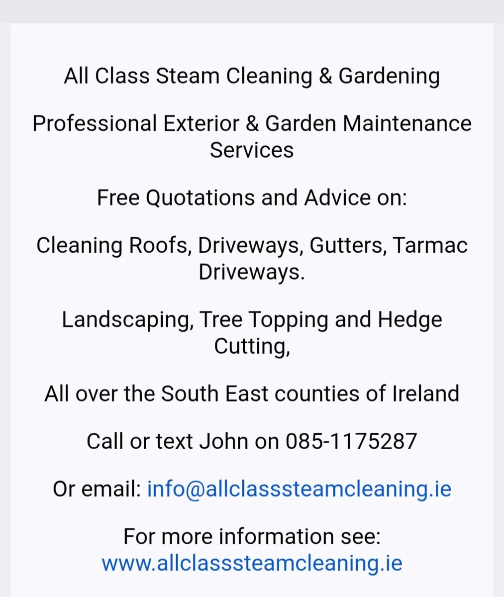 All class steam clean  and garde - Image 2