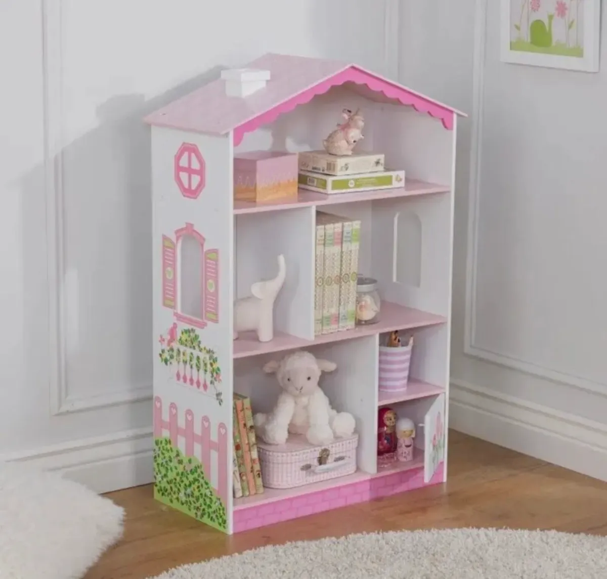 KidKraft Wooden Dollhouse Bookshelf - Image 1