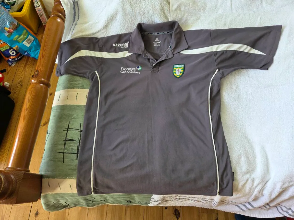 Donegal Gaelic Football Polo Shirt 2011 to 2012 M - Image 1