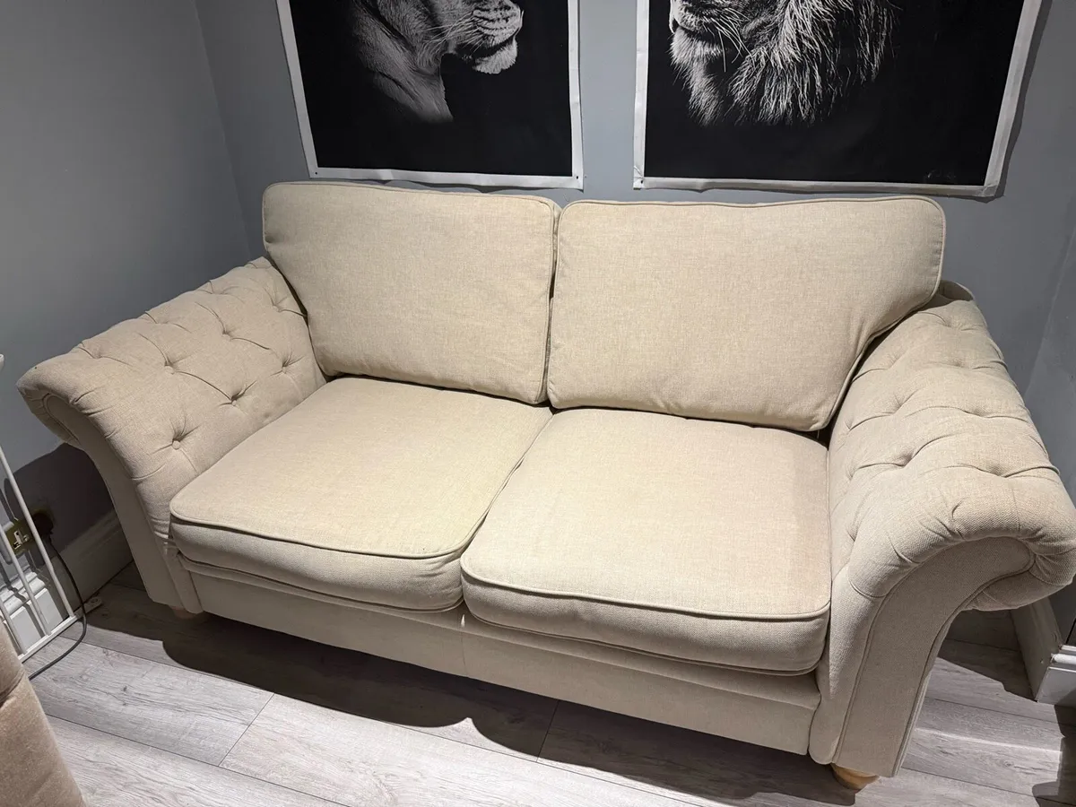2 Seater and Footstool - Image 4