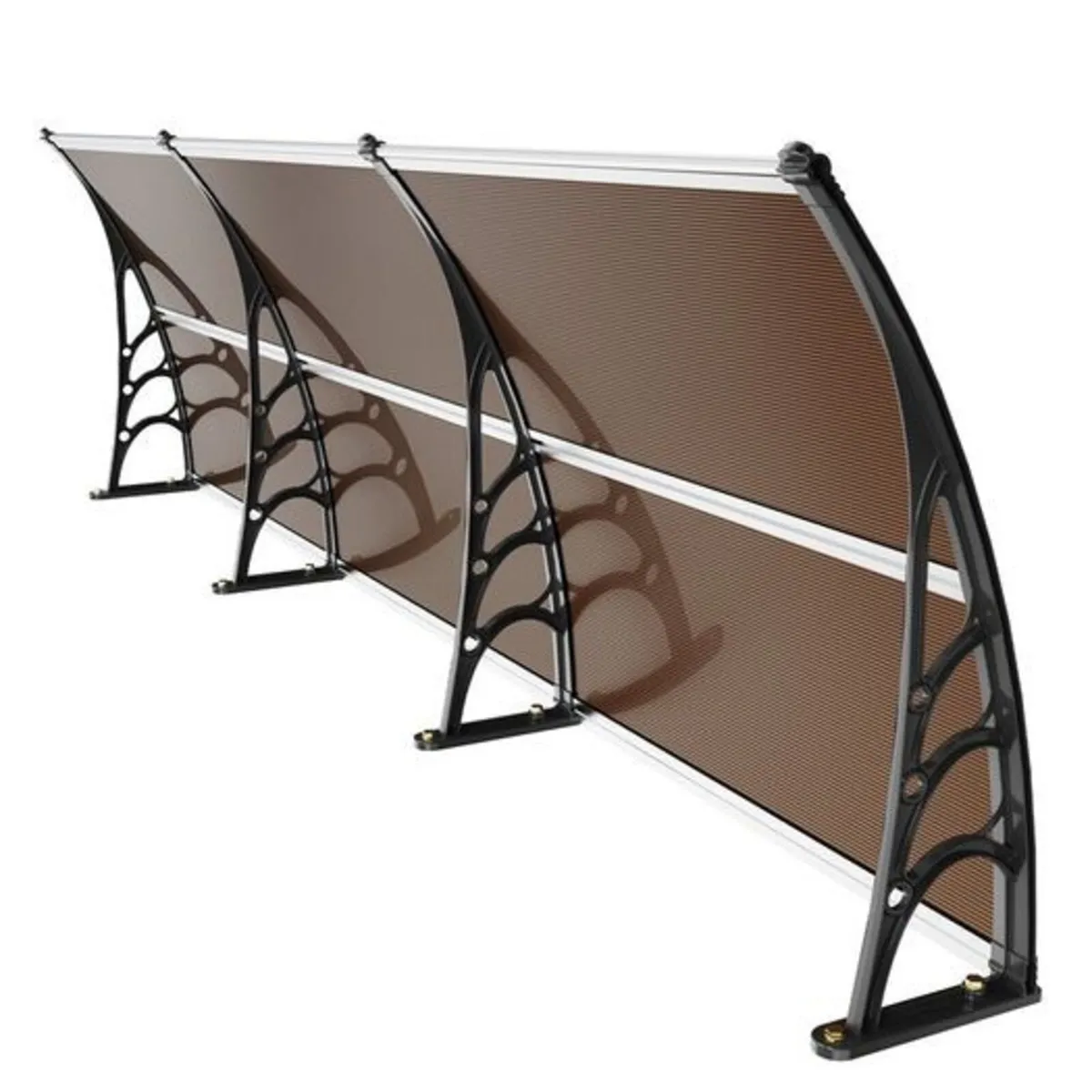Window Door Awning Canopy 40" x 120", UPF 50+ Poly - Image 3