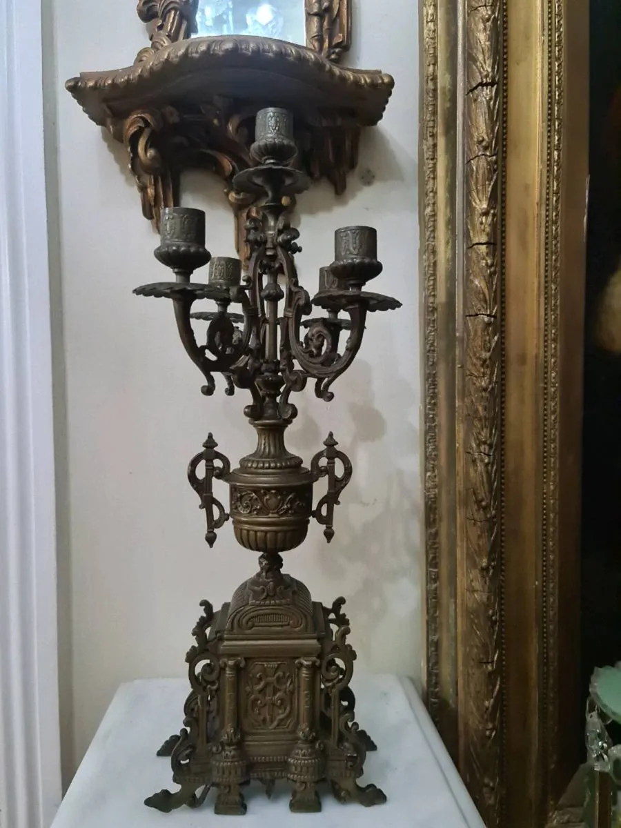 Antique candleabras - Image 4
