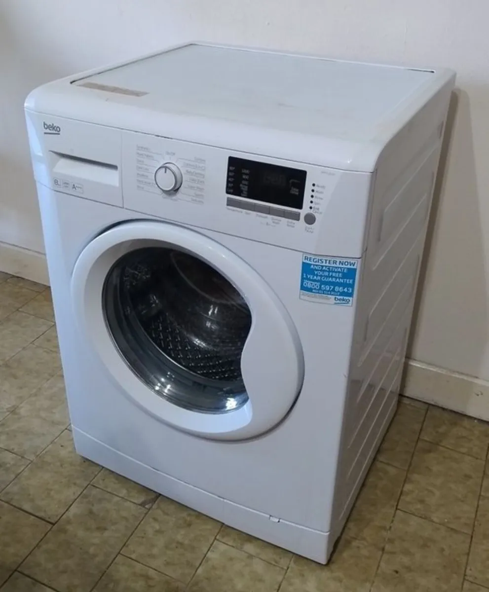 Faulty - Beko 8KG Washing Machine - Image 1