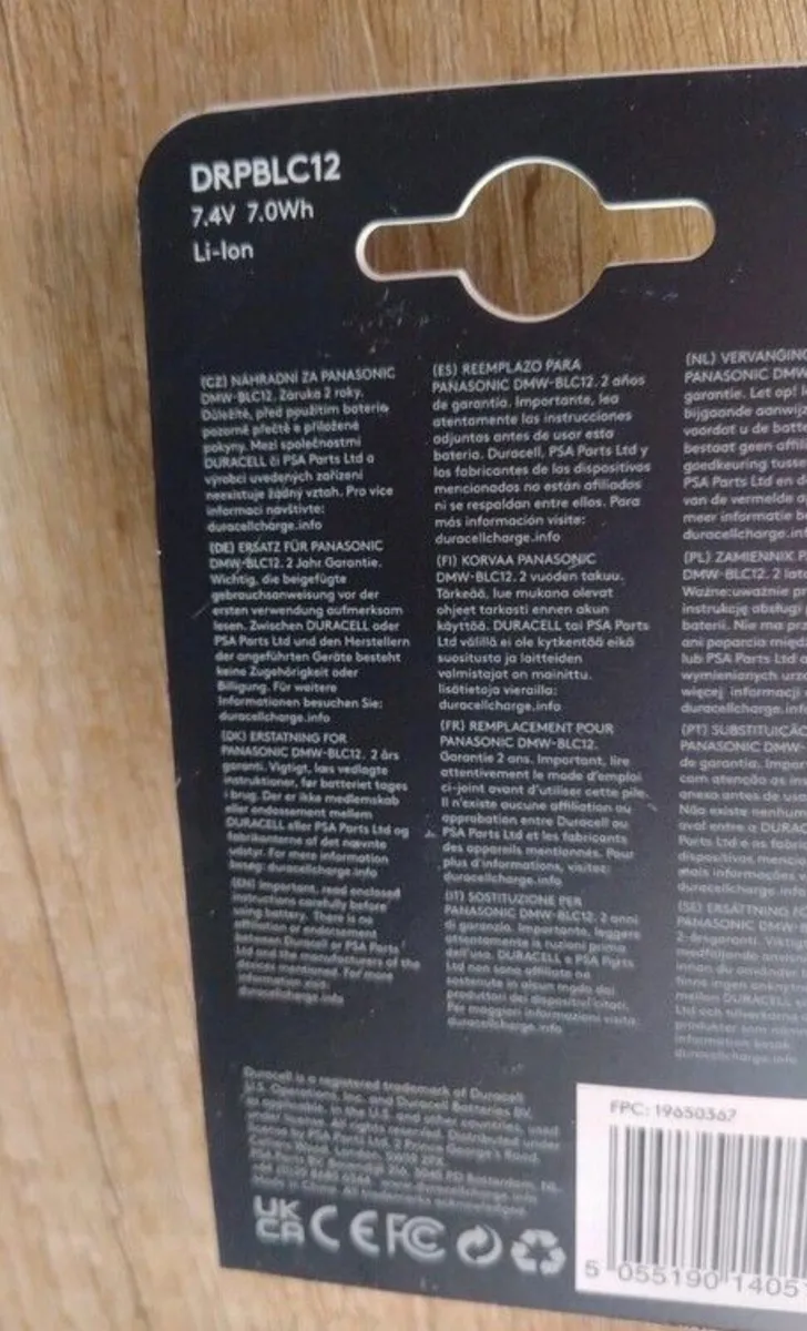 Duracell DRPBLC12 Li-ion Battery - Image 2