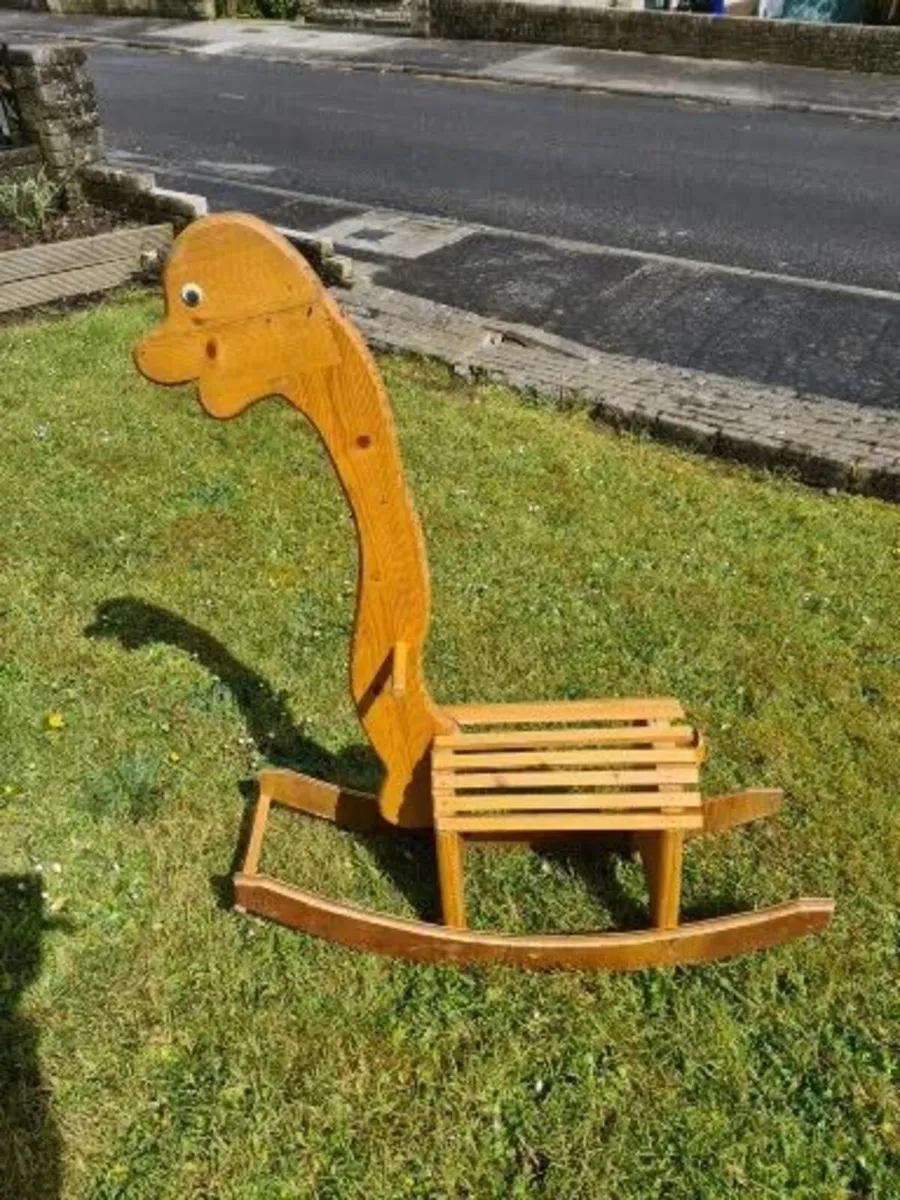 Bespoke wooden rocking horse ………………………………