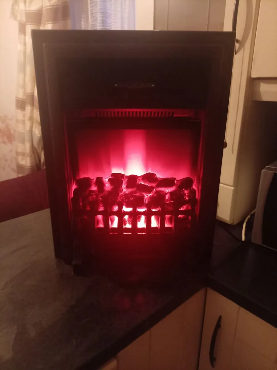Electric fire insert 55x34 back 60x49 for sale - Image 1