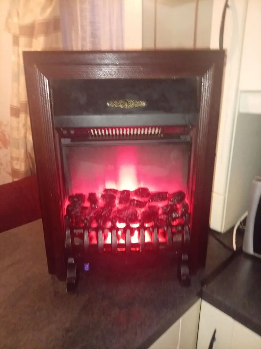 Electric fire insert 55x34 back 60x49 for sale - Image 2