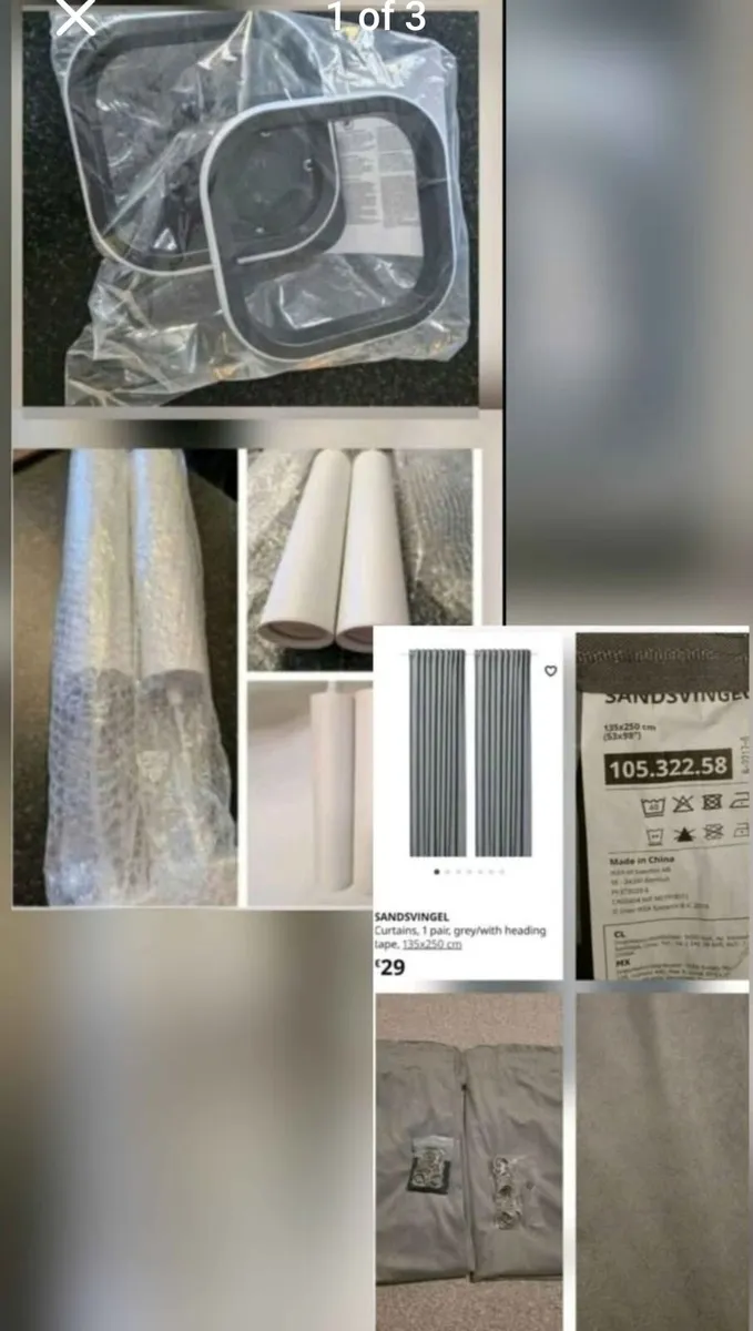 Curtains & living room Lights - Image 1