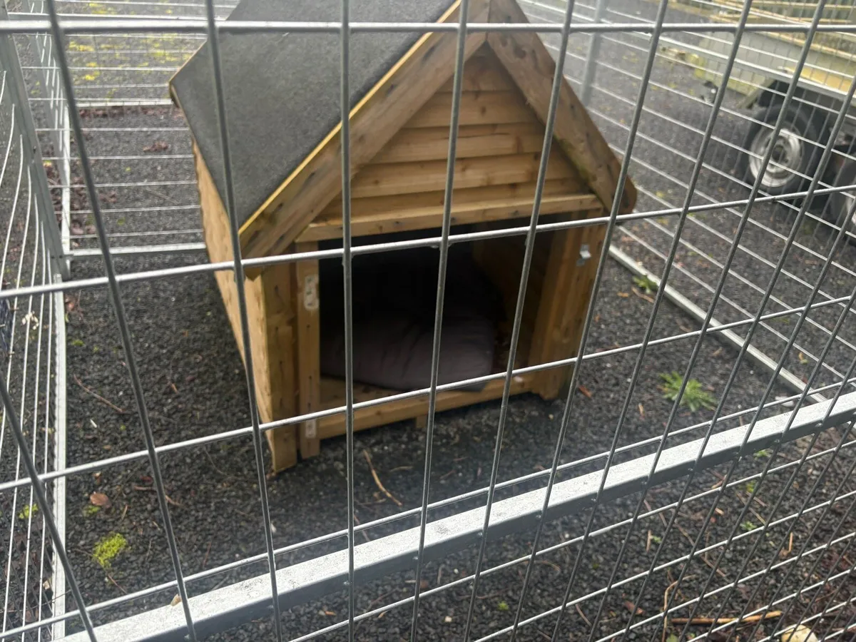 Dog run and dog house - Image 1